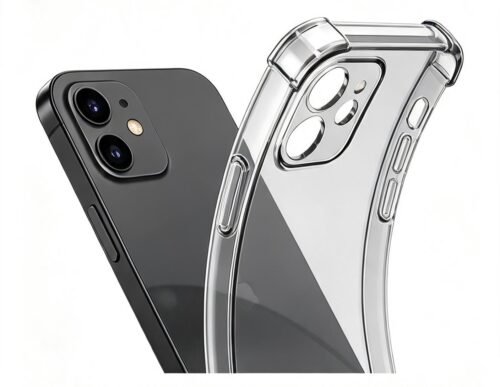 CARCASA COMPATIBLE PARA IPHONE 12 TRANSPARENTE CARCASA COMPATIBLE PARA IPHONE 12 TRANSPARENTE