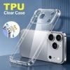 CARCASA COMPATIBLE PARA IPHONE 17 PRO TRANSPARENTE