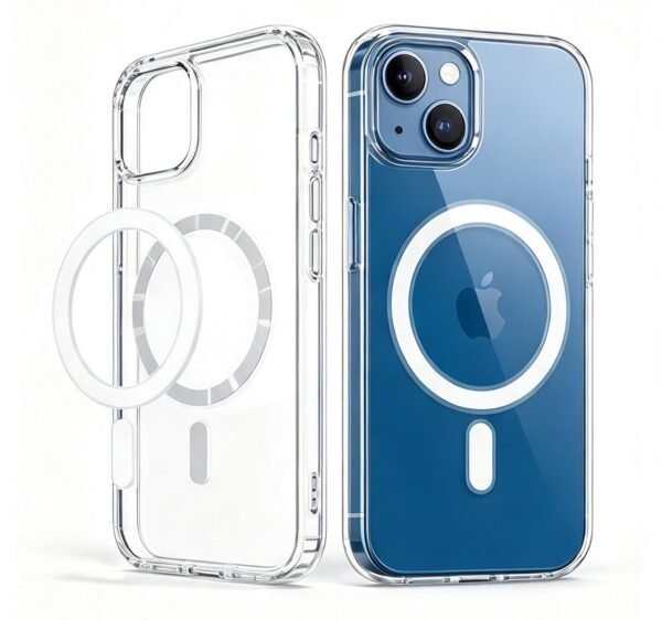 CARCASA IPHONE 13 TRANSPARENTE CON MAGSAFE
