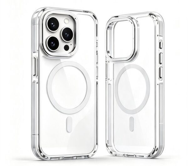 CARCASA IPHONE 13 PRO MAX TRANSPARENTE CON MAGSAFE