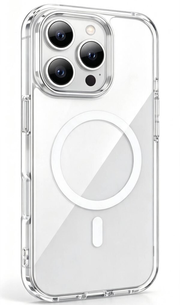 CARCASA IPHONE 17 PRO TRANSPARENTE CON MAGSAFE