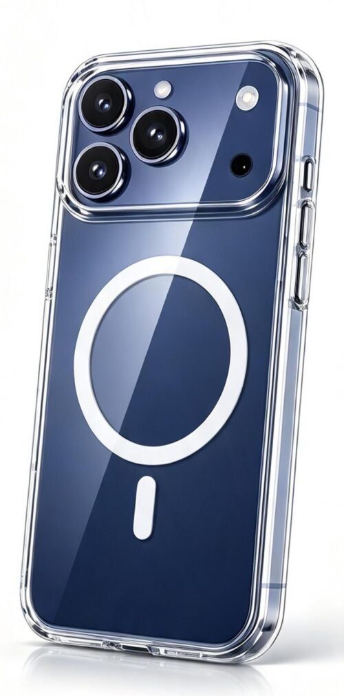 CARCASA IPHONE 17 PRO MAX TRANSPARENTE CON MAGSAFE