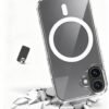 CARCASA IPHONE 16 TRANSPARENTE CON MAGSAFE