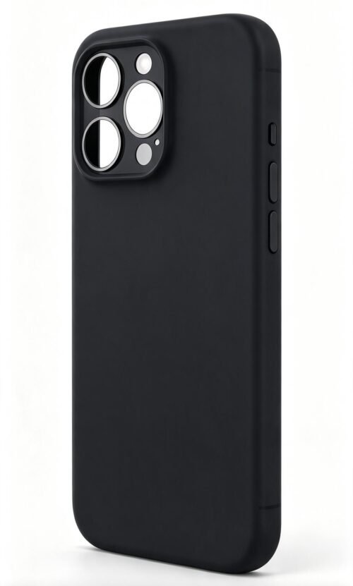 CARCASA NEGRA COMPATIBLE IPHONE 15 PRO Y PRO MAX