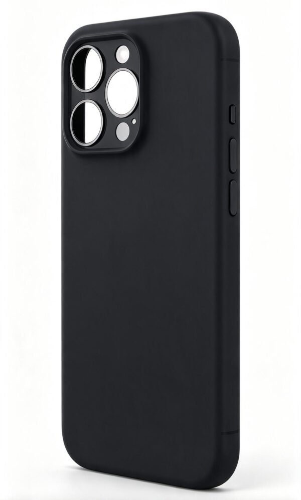 CARCASA NEGRA COMPATIBLE IPHONE 15 PRO Y PRO MAX