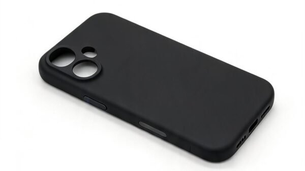 CARCASA NEGRA COMPATIBLE IPHONE 16
