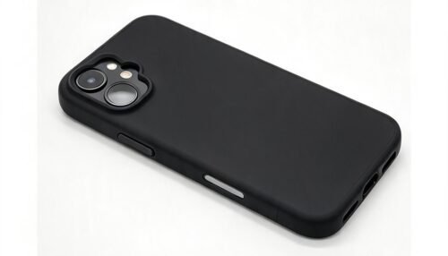 CARCASA NEGRA COMPATIBLE IPHONE 17