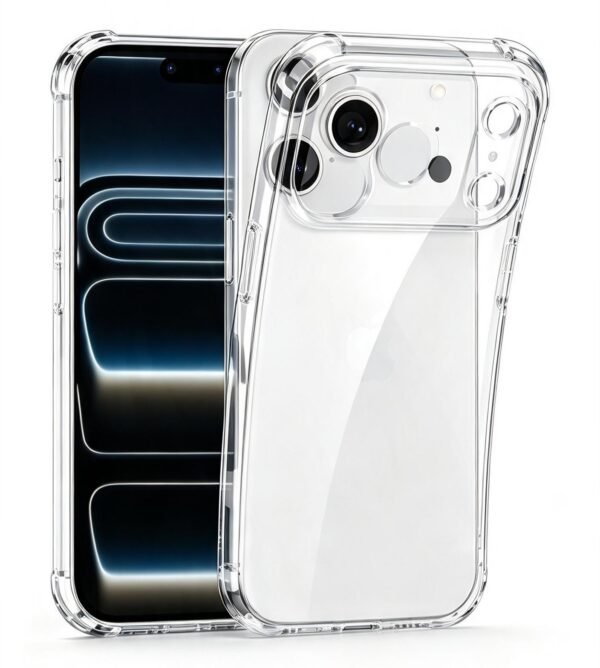 CARCASA TRANSPARENTE PARA IPHONE 17 PRO MAX