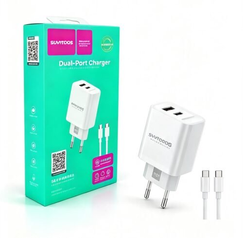 CARGADOR MOTOMO 20W DUAL CARGA RAPIDA TIPO C A C