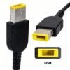 CARGADOR PARA COMPUTADOR LENOVO PUNTA AMARILLA ALTERNATIVO, 20V 3.25