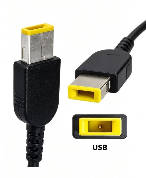 CARGADOR PARA COMPUTADOR LENOVO PUNTA AMARILLA ALTERNATIVO, 20V 3.25