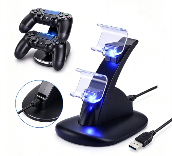 CARGADOR PARA CONTROLES PS4