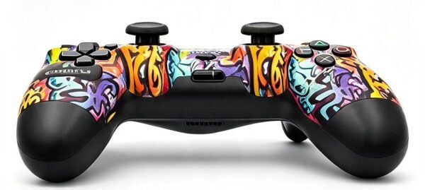 CONTROL PS4 DISEÑO GRAFFITI STROKE