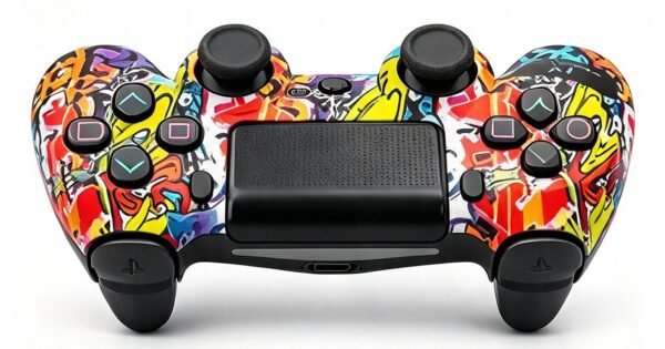 CONTROL PS4 DISEÑO GRAFFITI STROKE