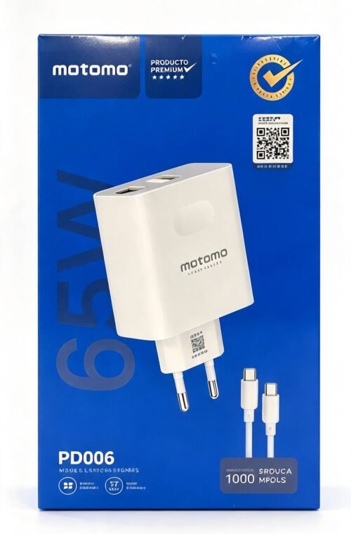 CARGADOR SUPER RAPIDO 65W