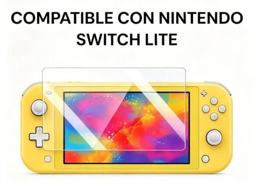 LAMINA DE VIDRIO COMPATIBLE NINTENDO SWICHT LITE