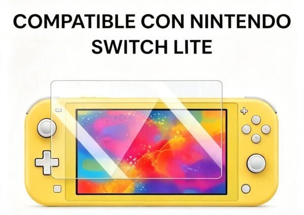 LAMINA DE VIDRIO COMPATIBLE NINTENDO SWICHT LITE