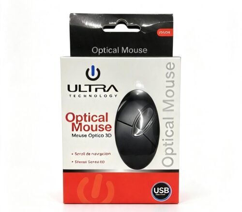 Mouse optico con calbe ULTRA 3D Plug & Play