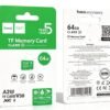 TARJETA DE MEMORIA MICROSD 64GB, V30 TARJETA DE MEMORIA MICROSD 64GB, V30