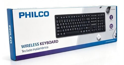 TECLADO INALAMBRICO NEGRO Philco