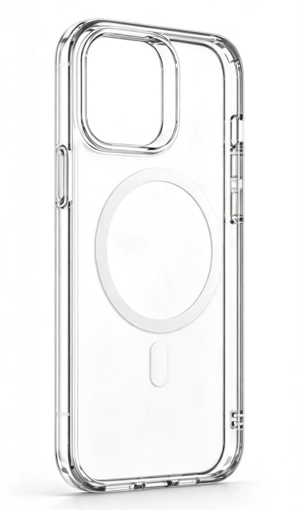 CARCASA IPHONE 15 TRANSPARENTE CON MAGSAFE