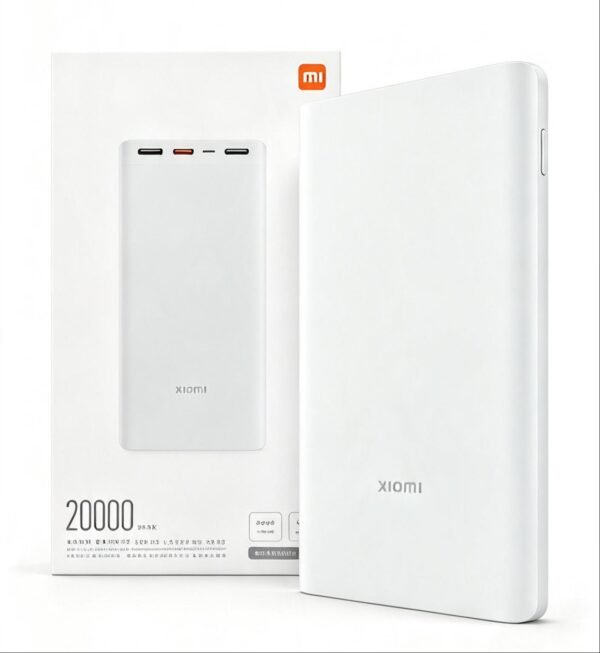 POWER BANK XIAOMI ORIGINAL 20000A BLANCO